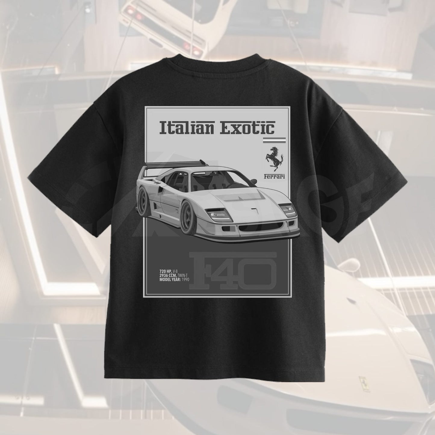 Camiseta F40 240gsm